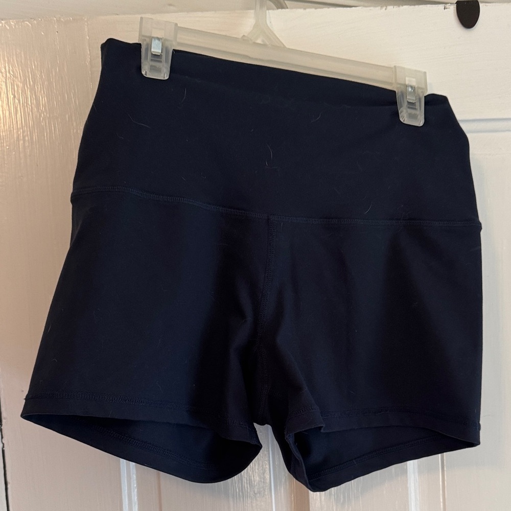 Women's Navy High-Waisted Shorts